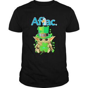 Aflac Baby Yoda Stpatricks Day Shirt